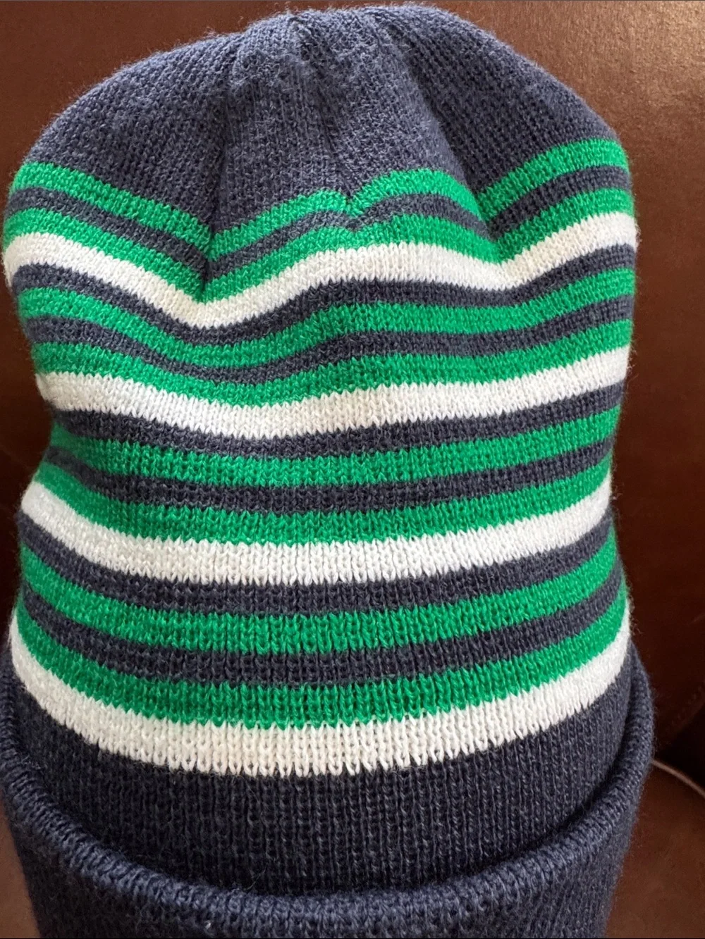 NWT Notre Dame Fighting Irish NCAA Knit Beanie Cuffed Embroidered Adult Hat ND